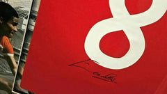 Eusebio 8 SL Benfica 1960-1961 Home - Signed Soccer Shirt | Debut Season - Walkouts