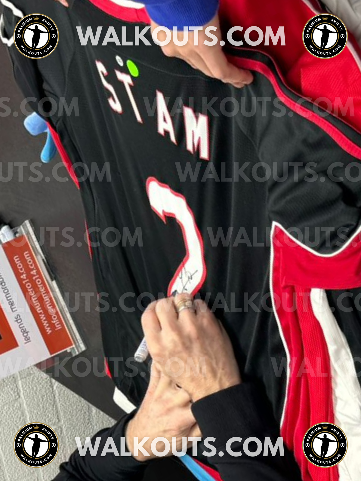 Signature close-up (signing proof) for Jaap Stam (AFC Ajax) — 2006-2007 • #24JST20016202