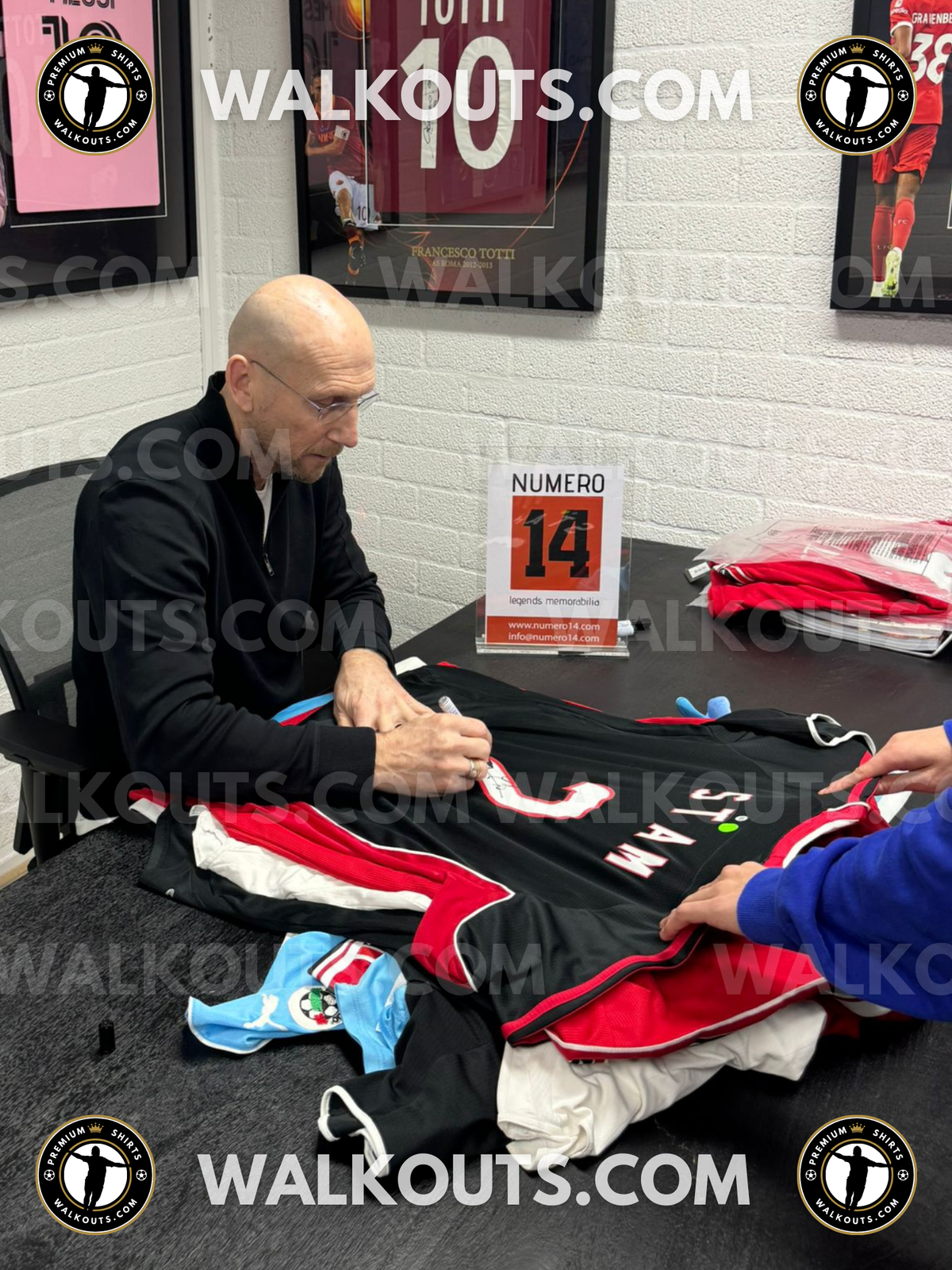 Signing proof photo for Jaap Stam (AFC Ajax) — 2006-2007 • #24JST20016202