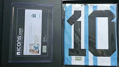 Lionel Messi 10 Argentina World Cup 2022 Home - Signed Soccer Shirt | Premium ICONS COA - Walkouts