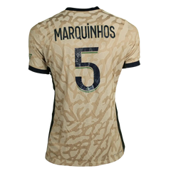 Marquinhos-PSG-Match-Worn-Back-Signed - Walkouts