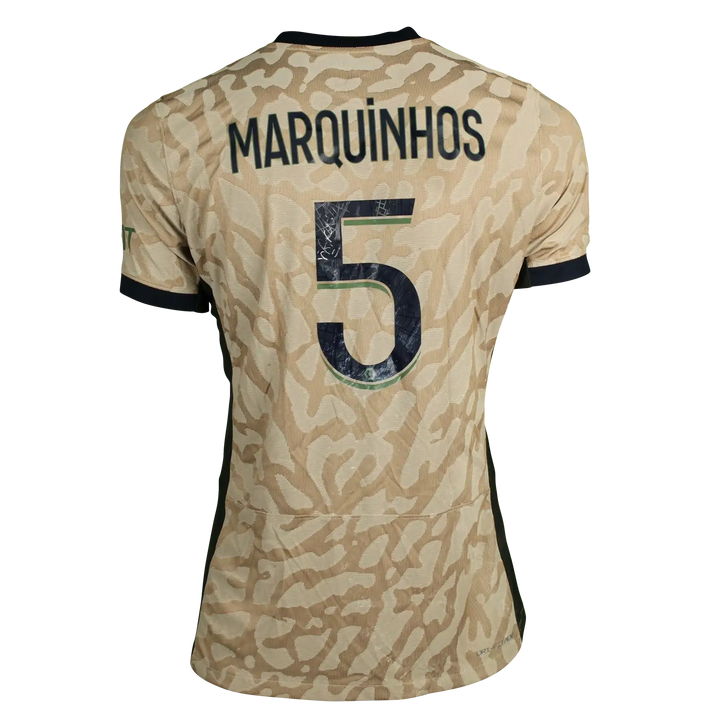 Marquinhos 5 Paris Saint-Germain 2023-2024 Away - Signed Soccer Shirt | Match-Worn Victory