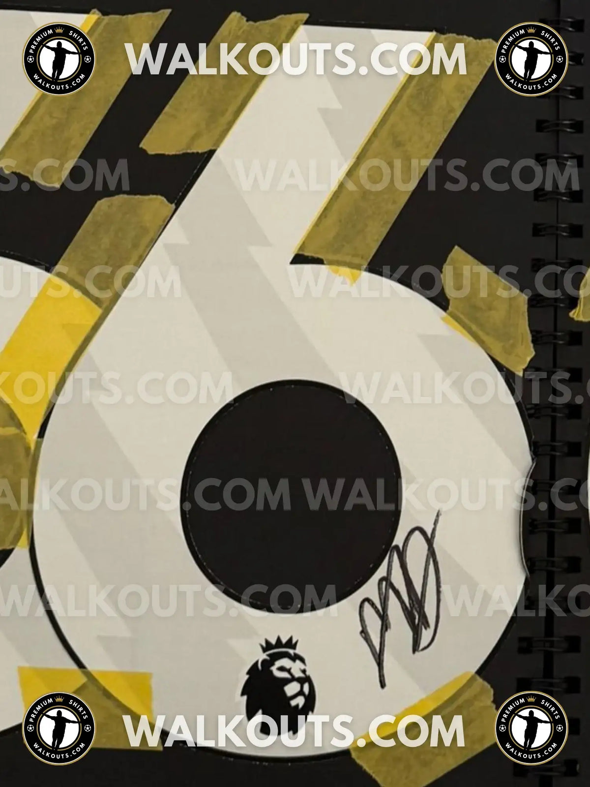 Signature close-up (signing proof) for Max Dowman (Arsenal F.C.) - 2025-2026 • #25MDO20026656