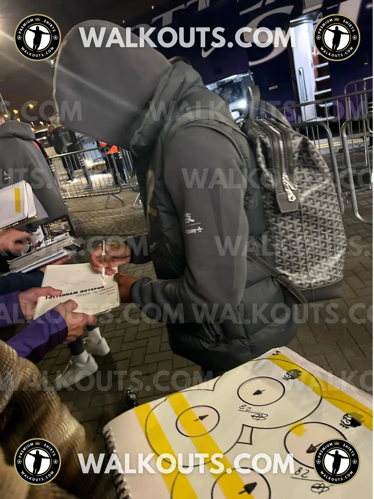 Signing proof photo for Wilson Odobert (Tottenham Hotspur F.C.) — 2024-2025 • #25WOD200228