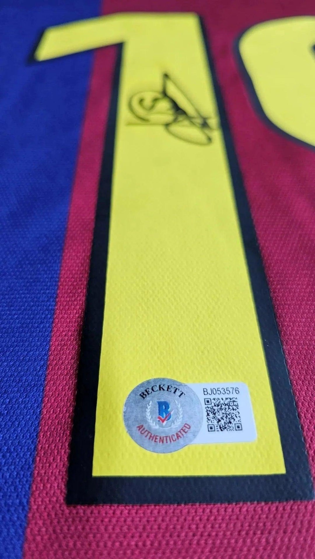 Patrick Kluivert 19 Barcelona 1998-1999 Home - Signed Soccer Shirt | Blaugrana - Walkouts