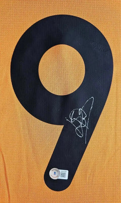 Patrick Kluivert 9 Netherlands Euro 2000 Home - Signed Soccer Shirt | Dutch Legend - Walkouts