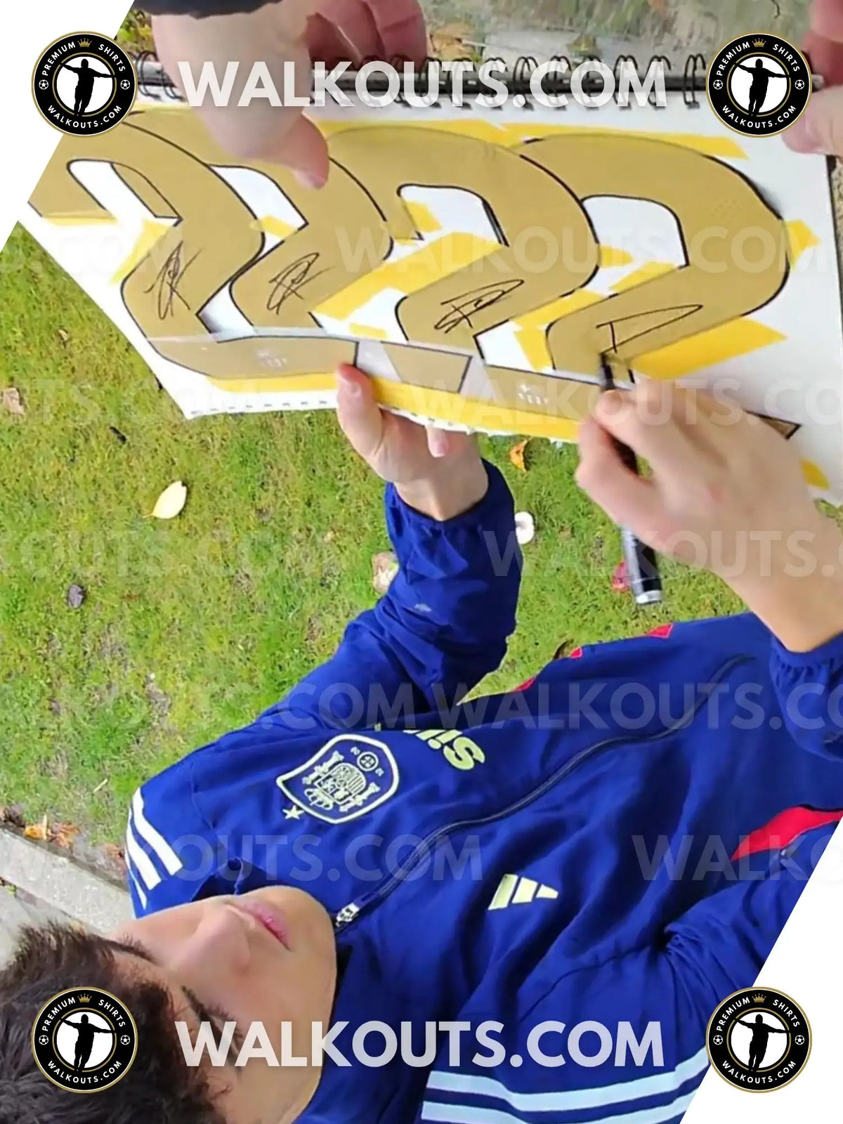 Signature close-up (signing proof) for Pau Cubarsí (FC Barcelona) — 2024-2025 • #25PCU20021602