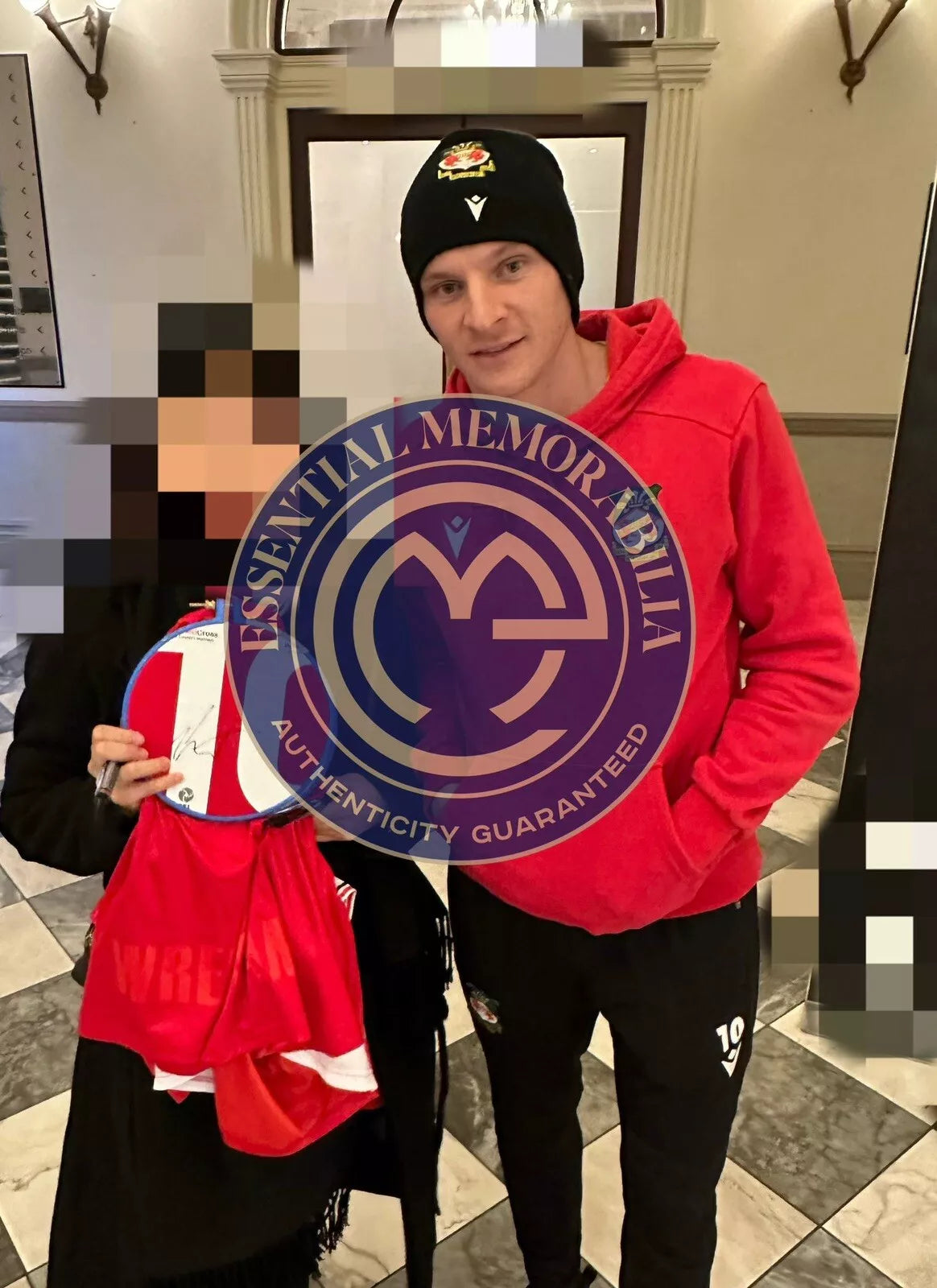 Signing proof photo for Paul Mullin (Wrexham A.F.C.) — 2023-2024 • #23PMU20020810