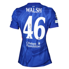 Back view showing Walsh, No. 46, Chelsea Foundation, and signature detail.