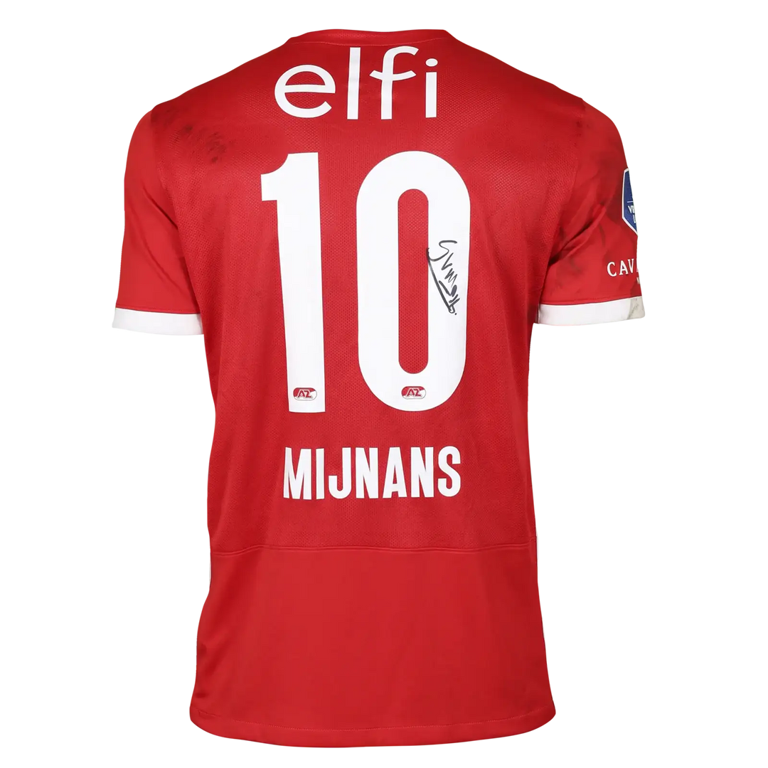 Sven-Mijnans-AZ-Match-Worn-Back-Signed - Walkouts