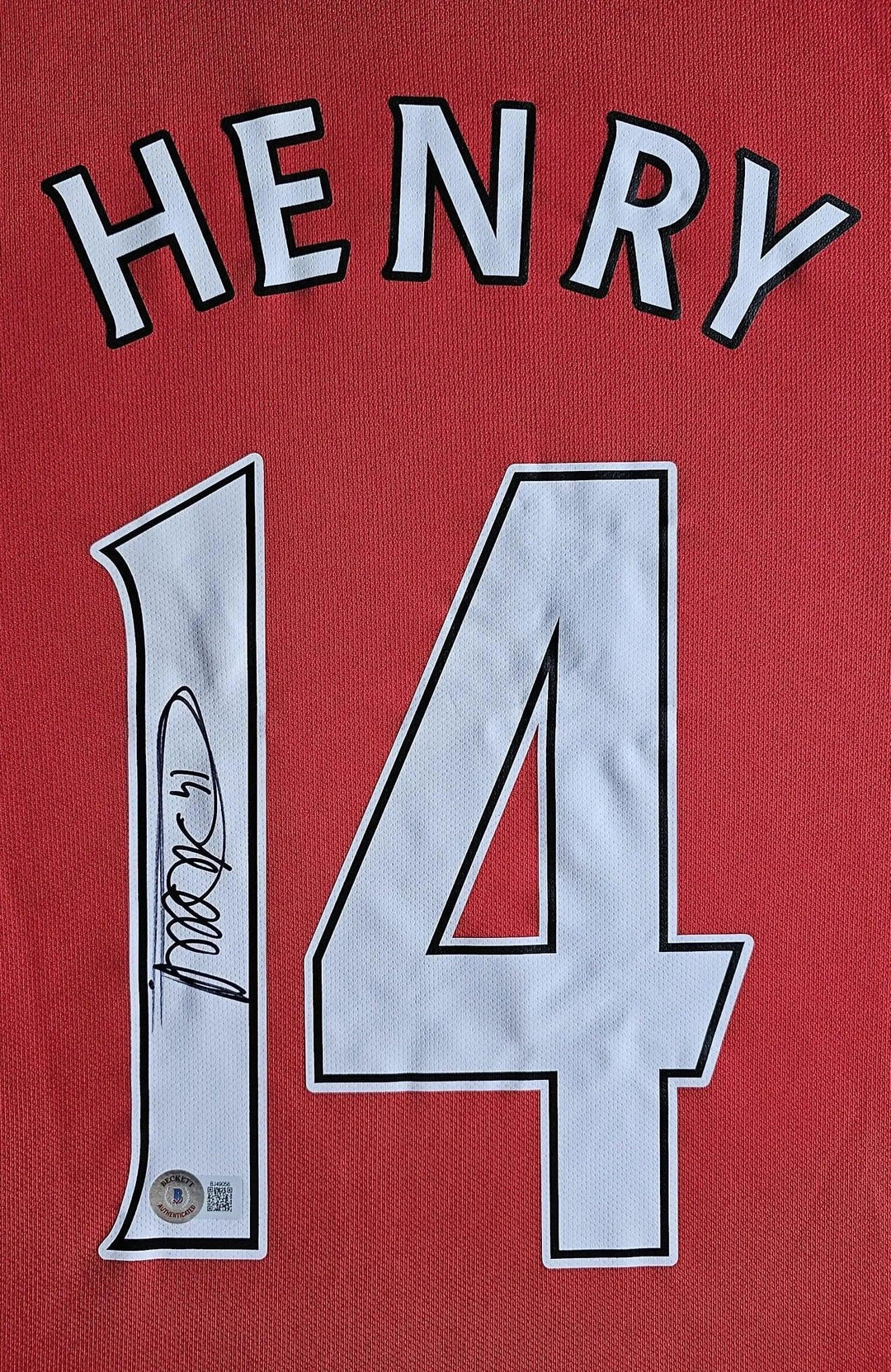 Thierry Henry 14 Arsenal 2002-2003 Home - Signed Soccer Shirt | Premier League Icon - Walkouts