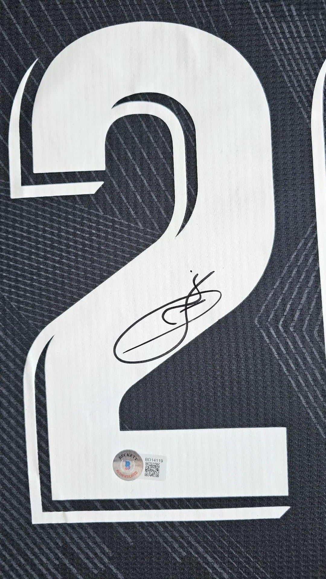 Vinicius Jr 20 Real Madrid Y-3 120th Anniversary - Signed Soccer Shirt | Collector's Edition - Walkouts