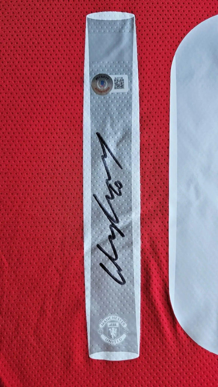 Wayne Rooney 10 Manchester United 2007-2008 - Signed Soccer Shirt | UEFA Champions League Winner - Walkouts