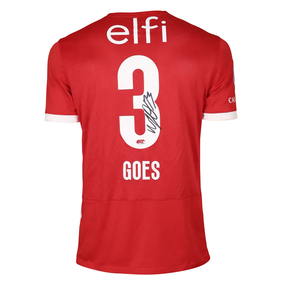 Wouter-Goes-AZ-Match-Worn-Back-Signed - Walkouts
