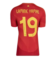 Lamine Yamal 19 Spain 2024 | Back Signed Football Shirt ICONS - Walkouts